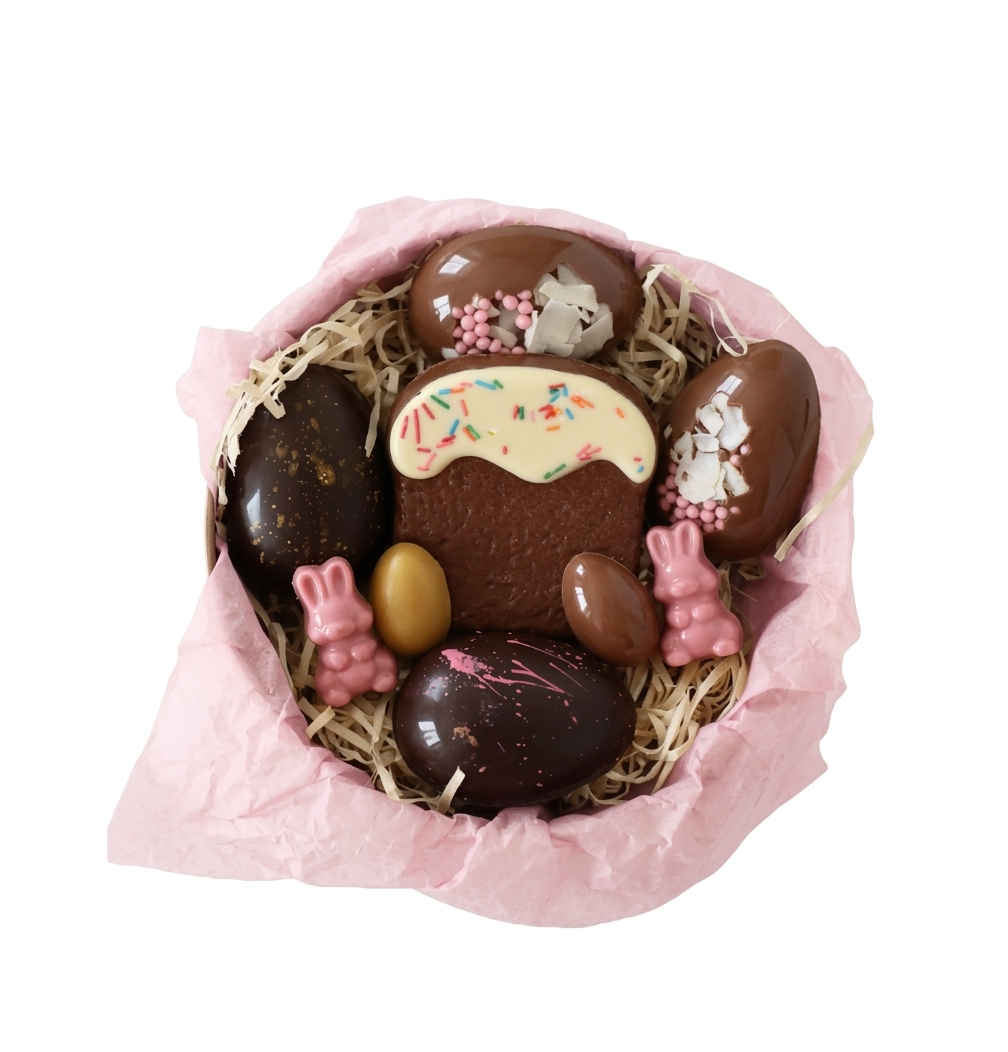 Подарунковий набір великодніх солодощів "Світле свято", вага 280г